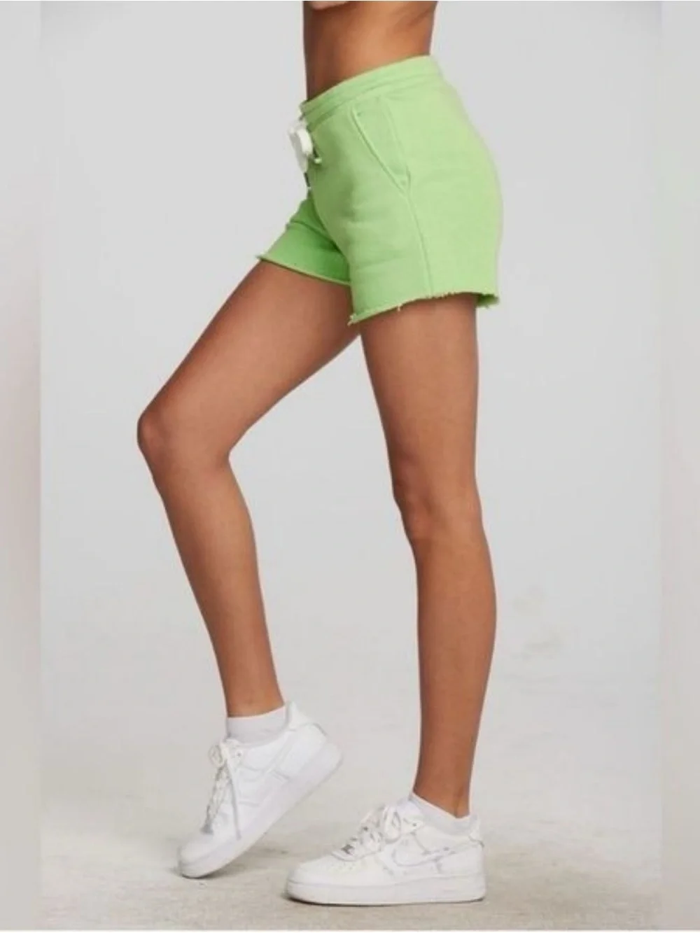 Casual Women's Green Drawstring Shorts
